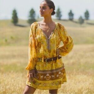 Spell Yellow Bohemian Dress